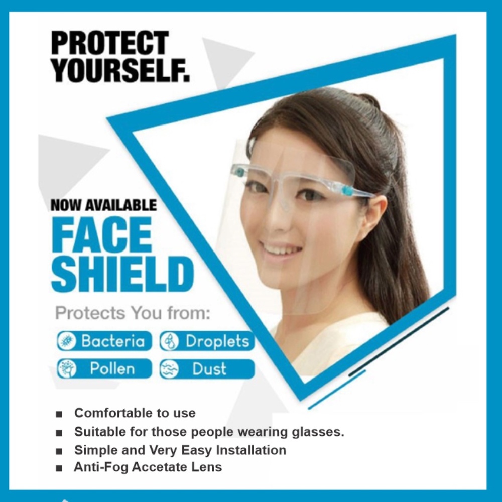 FACE SHIELDS - Personal Protective Equipment (PPE)